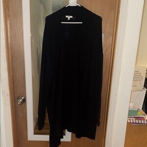 BP Classic Black Open Cardigan